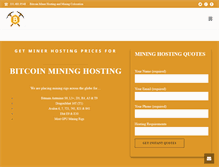 Tablet Screenshot of minerhosting.net